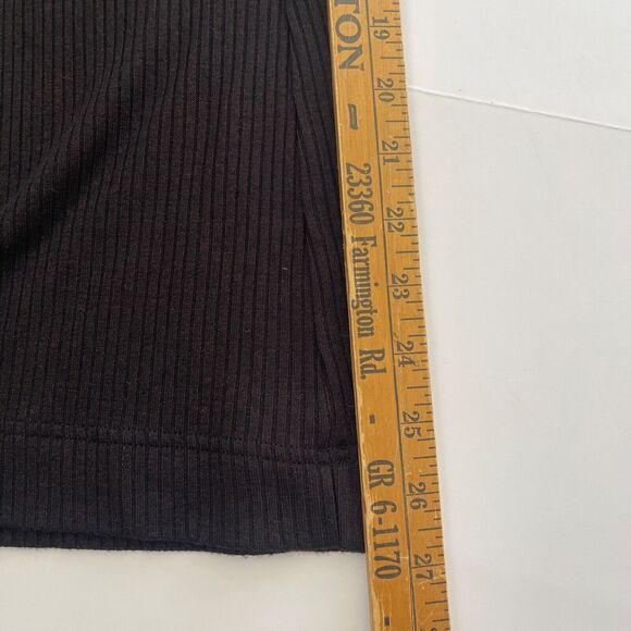 Athleta Wide Leg Flare Pants Womens Large Black Brown Pull On Athleisure - Picture 7 of 7